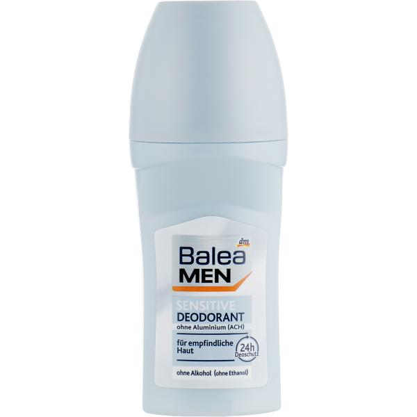 Чоловічий кульковий дезодорант для чутливої шкіри Balea men deo roll on sensitive 50мл