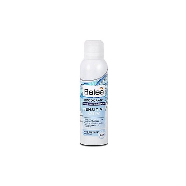 Balea Deodorant Sensitive Care — дезодорант-спрей (кокосова олія), 200 мл.
