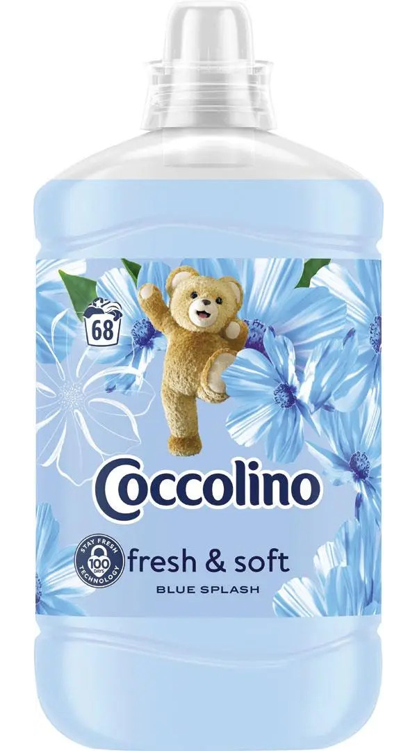 Ополіскувач кондиціонер для білизни Coccolino Fresh&Soft Blue Splash Коколіно аромат Квітковий 1680мл
