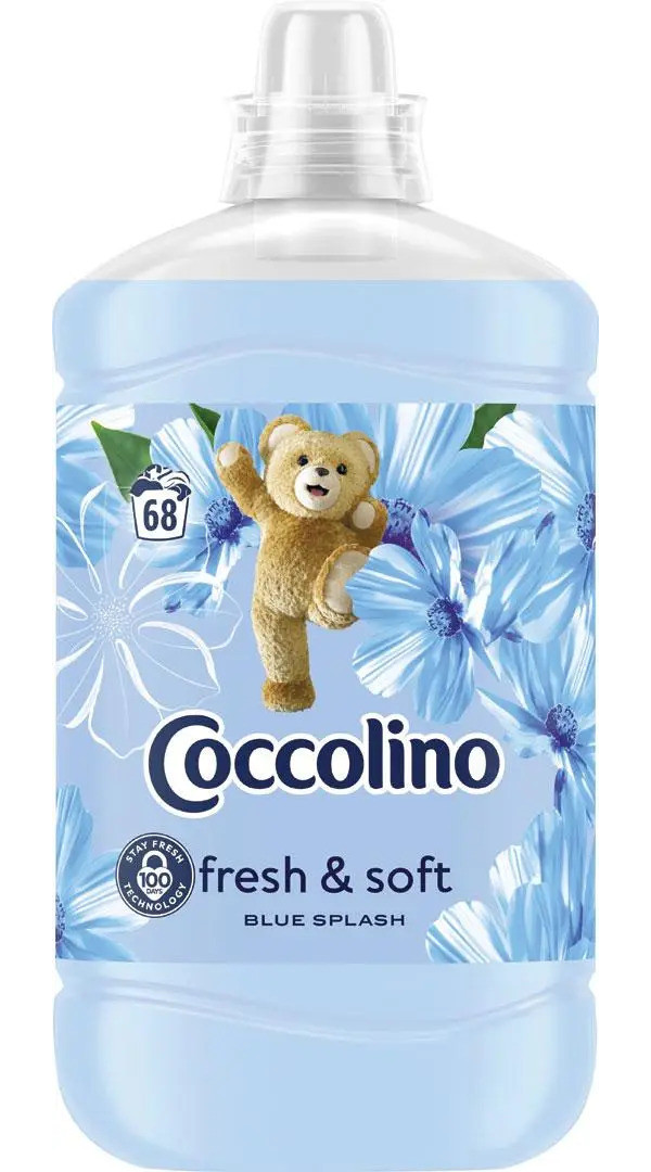 Ополіскувач кондиціонер для білизни Coccolino Fresh&Soft Blue Splash Коколіно аромат Квітковий 1680мл