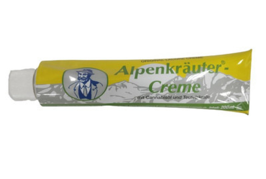 Крем емульсія Alpa Alpenkräuter creme з екстрактом коноплі для суглобів 200мл