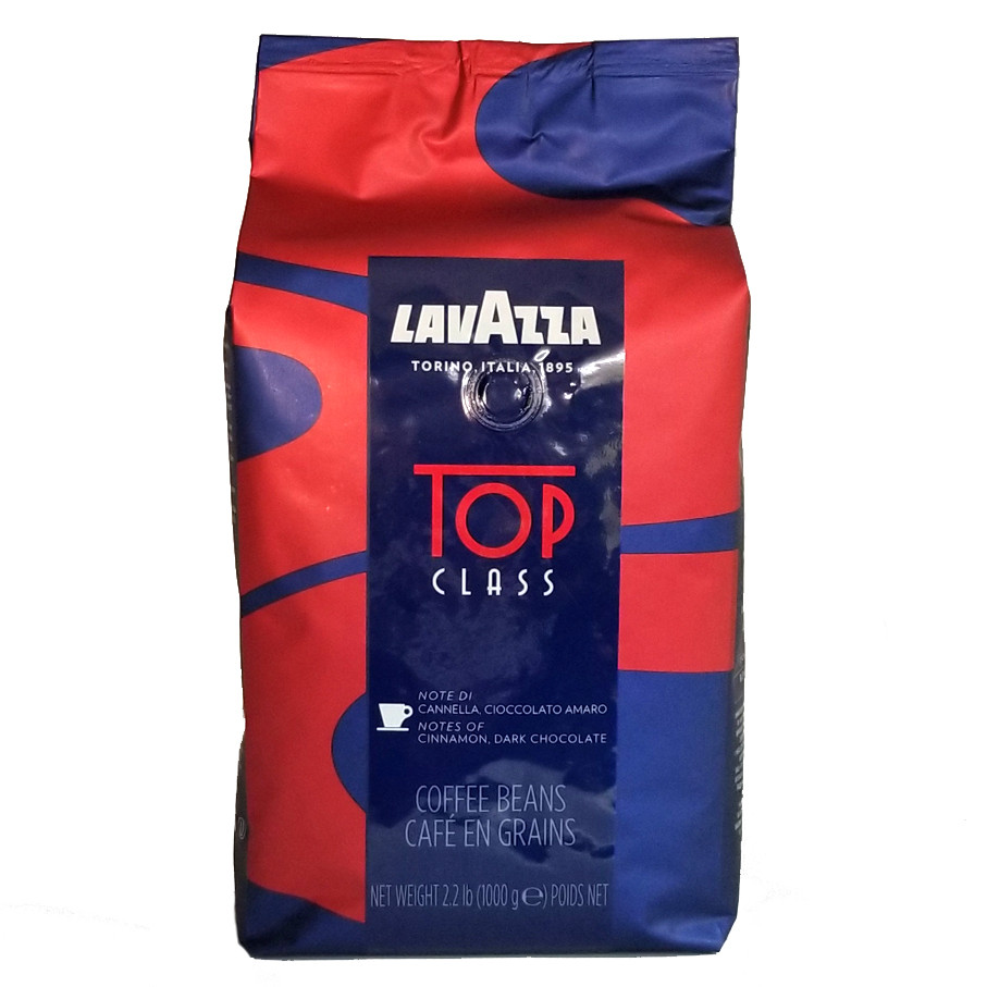 Кава в зернах lavazza Lavazza top class espresso 1кг. (італія)