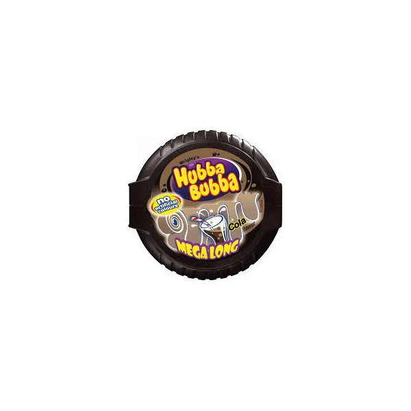 Жувальна гумка Стрічка Hubba Bubba Bubblegum Megalong Cola Хуба буба жуйка Кола Касета 180см 56г