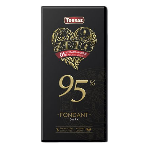 Шоколад Torras екстра чорний 95% 100г