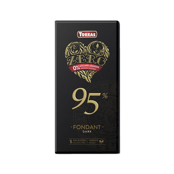 Шоколад Torras екстра чорний 95% 100г