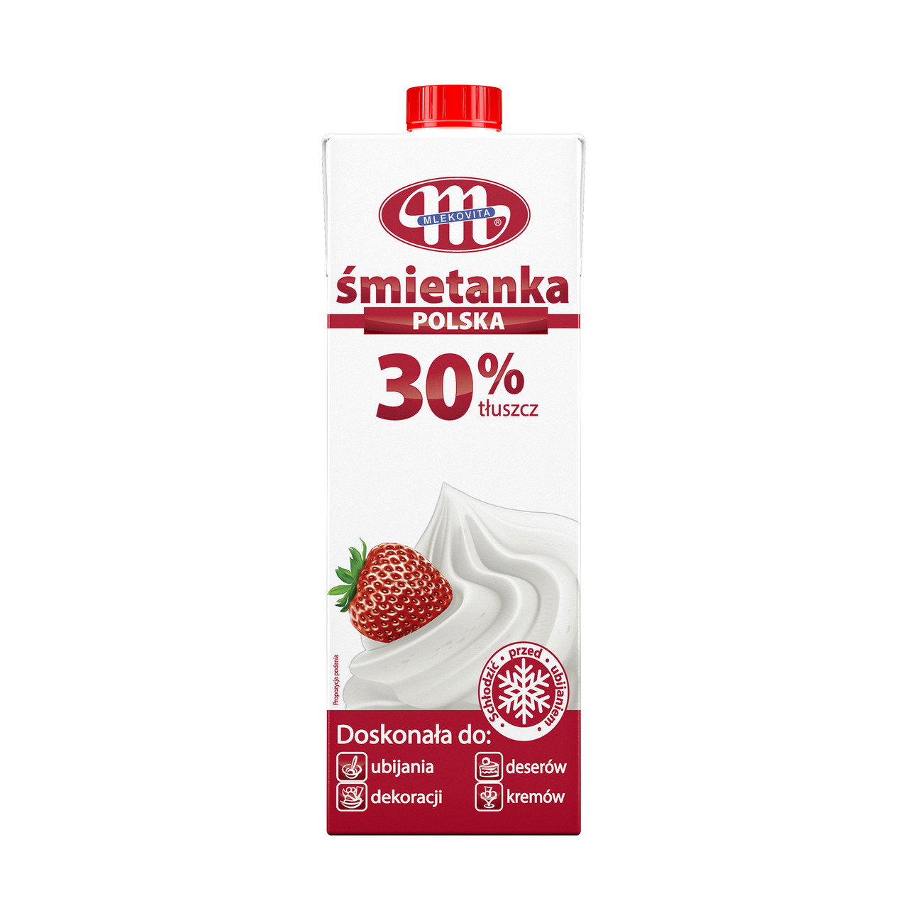 Вершки Mlekovita smietanka 30% 1л
