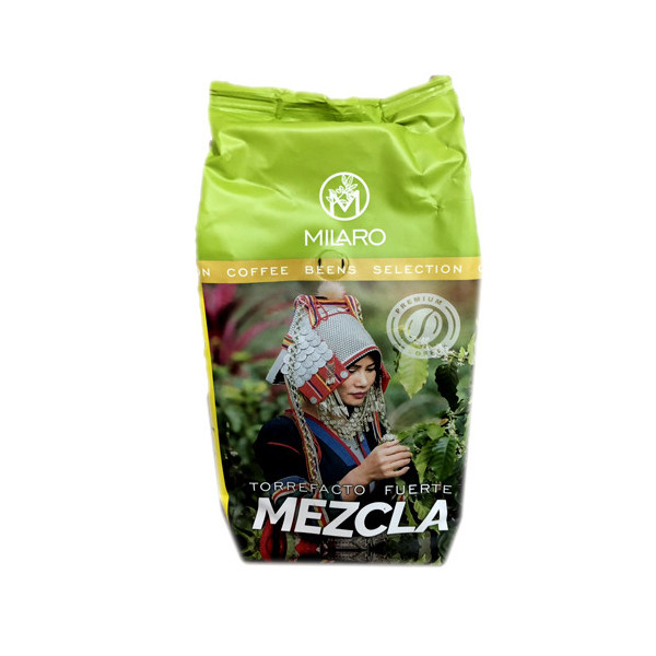 Кава зернова Milaro Mezcla torrefacto fuerte 1кг