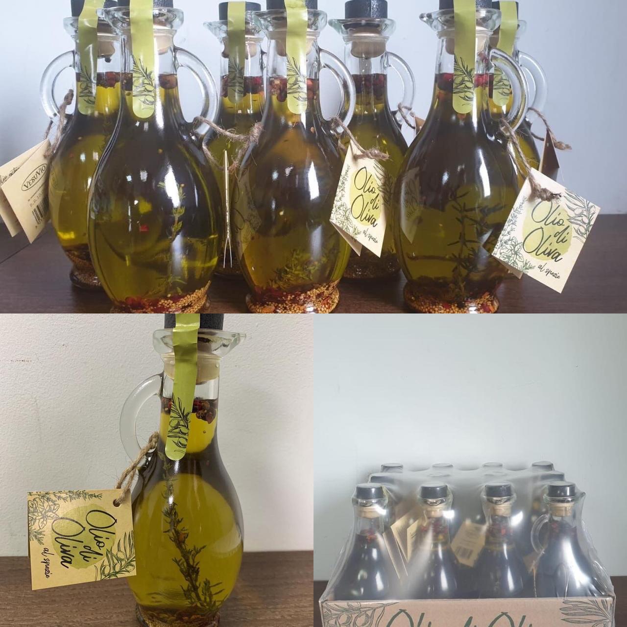 Суміш Олій оливкові Амфора з Травами Vesuvio Delicate Olio di Oliva Spezie Amphora Везувій рафінована перший віджим 500мл