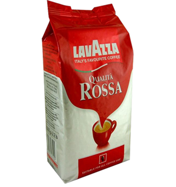 Кава в зернах Lavazza qualitç rossa 1кг