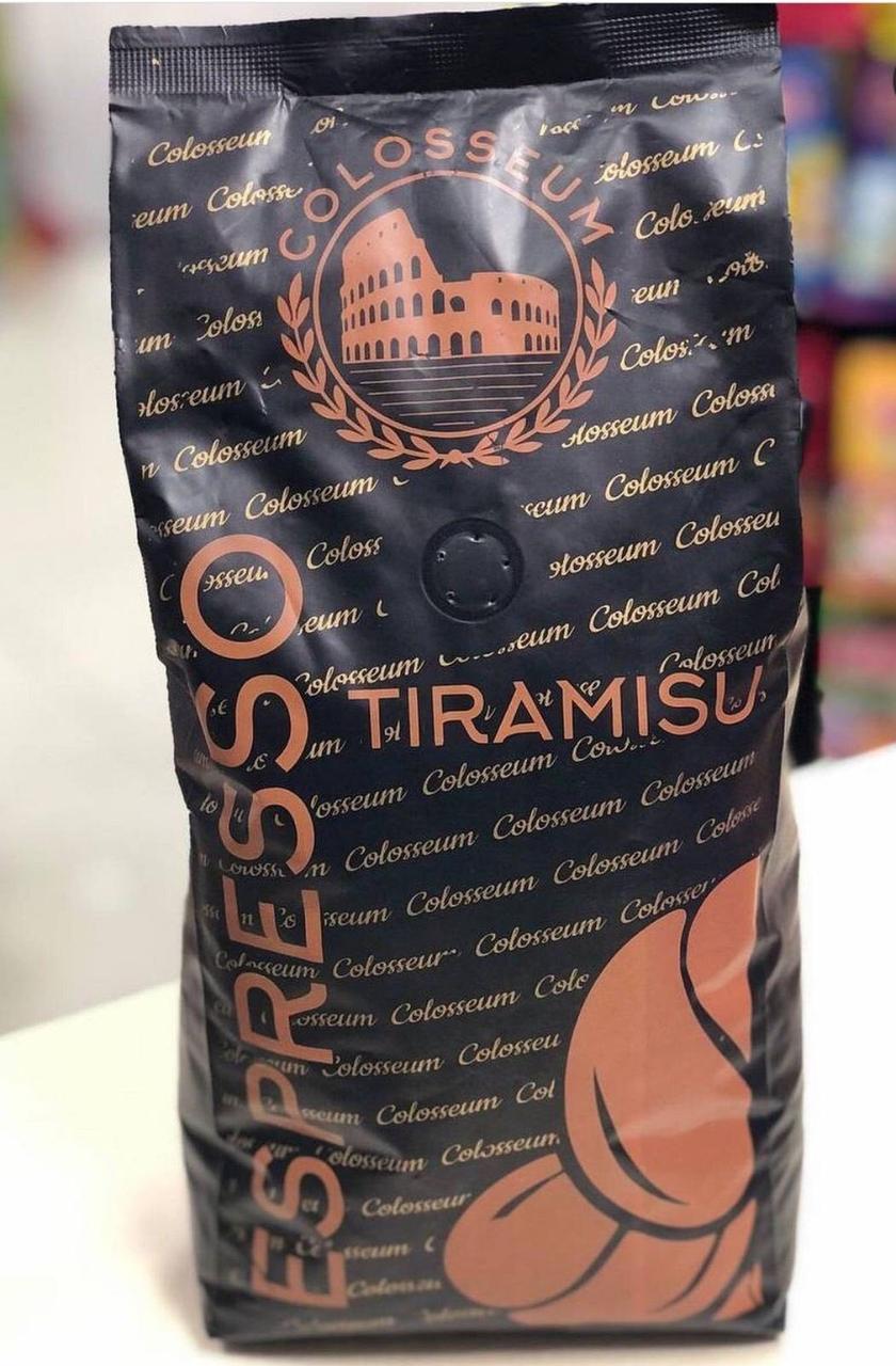 Кава в зернах Colosseo espresso tiramisu colosseum тірамісу 1кг