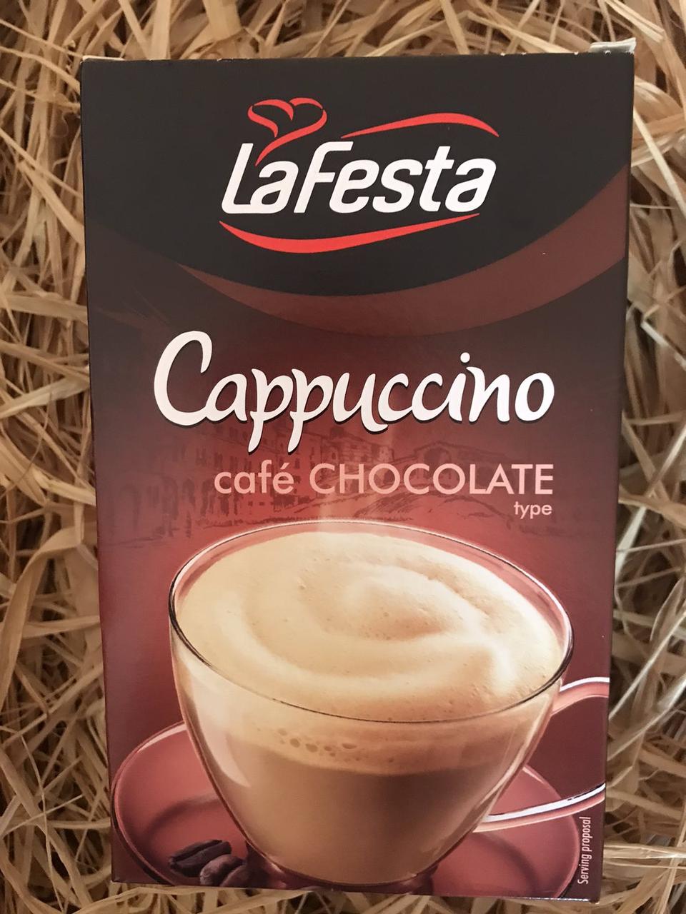 Капучіно La Festa у стіках зі смаком шоколаду 220г