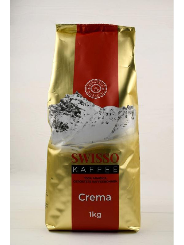 Кава в зернах Swisso Kaffee Crema 1кг