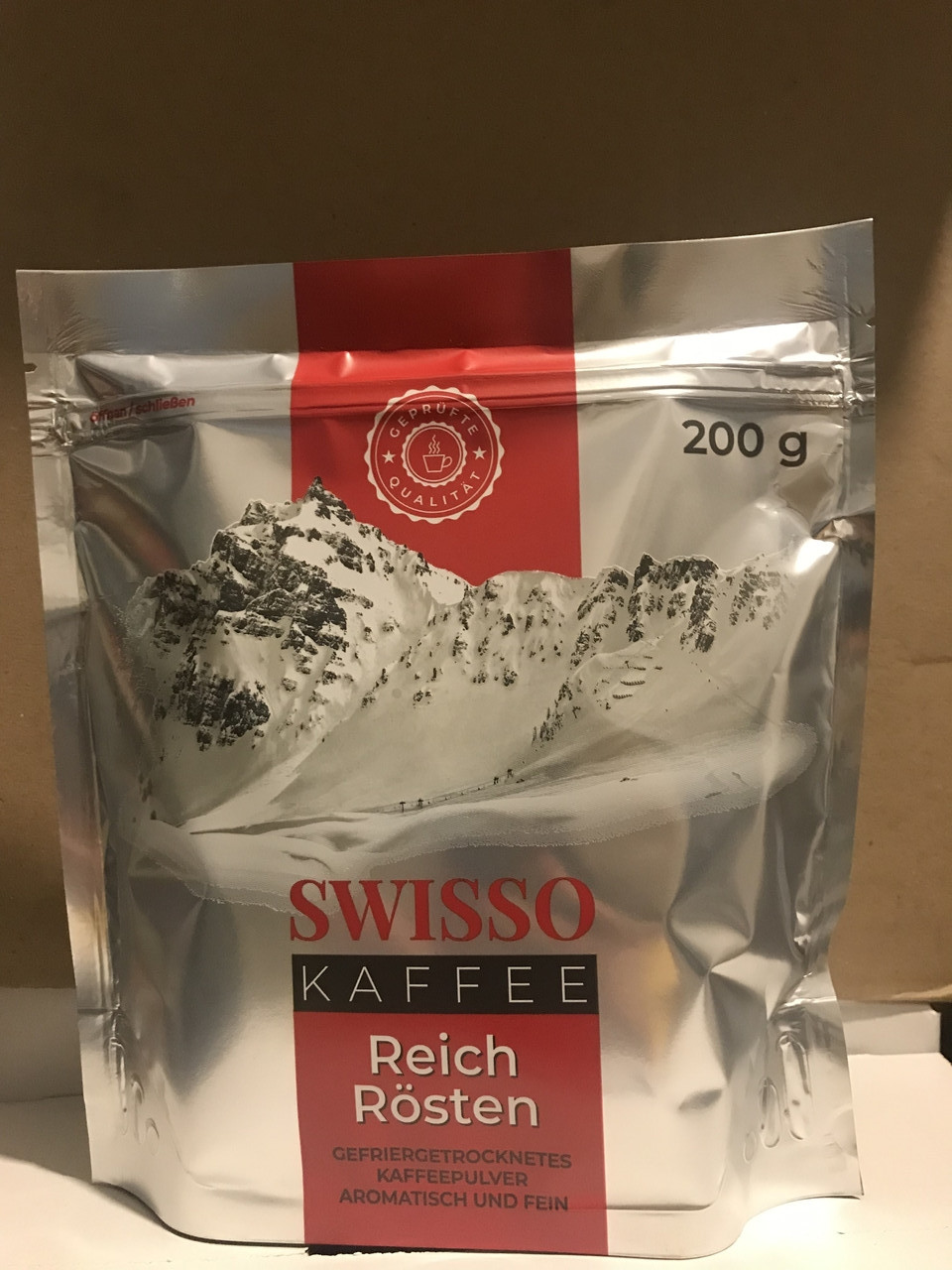 Кава розчинна Swisso reich rosten 200г