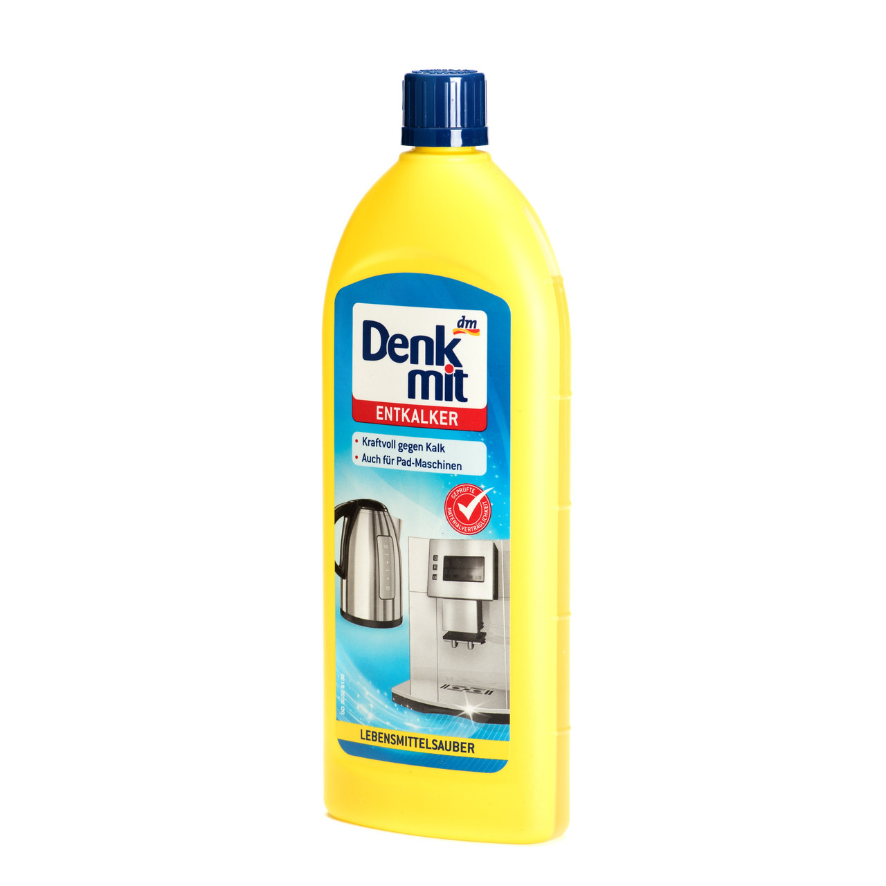 Засіб для видалення накипу чайників та кавоварок Denk Entkalker lebensmittelsauber Lemon Денкміт Антикальк концентрат 250мл