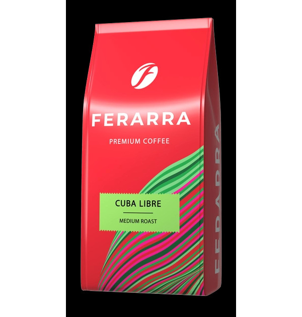 Кава в зернах Ferarra cuba libre з ароматом кубинського рому 1кг