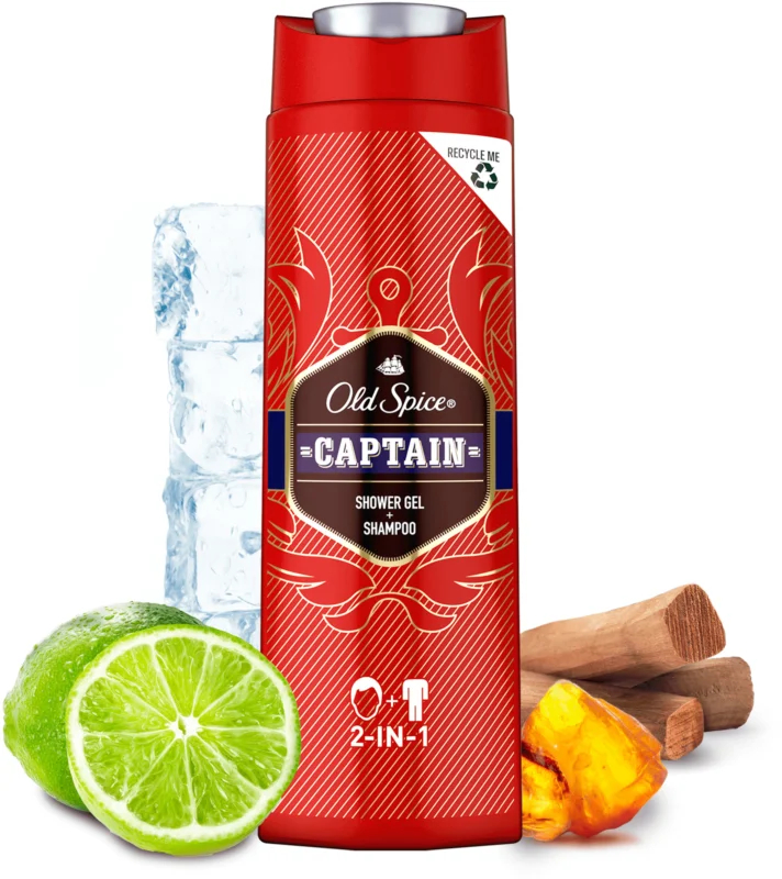 Гель для душу та Old Spice шампунь old spice 3-в-1 captain 400 мл
