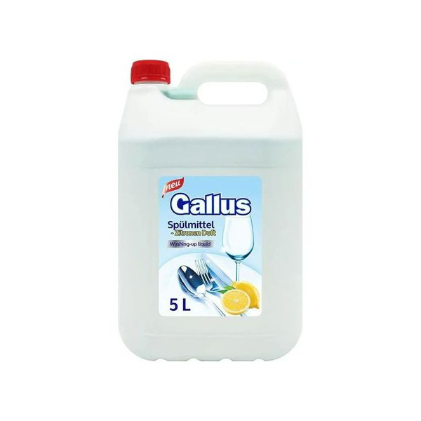 Рідина для миття посуду Gallus spulmittell zitronen 5 л Лимон