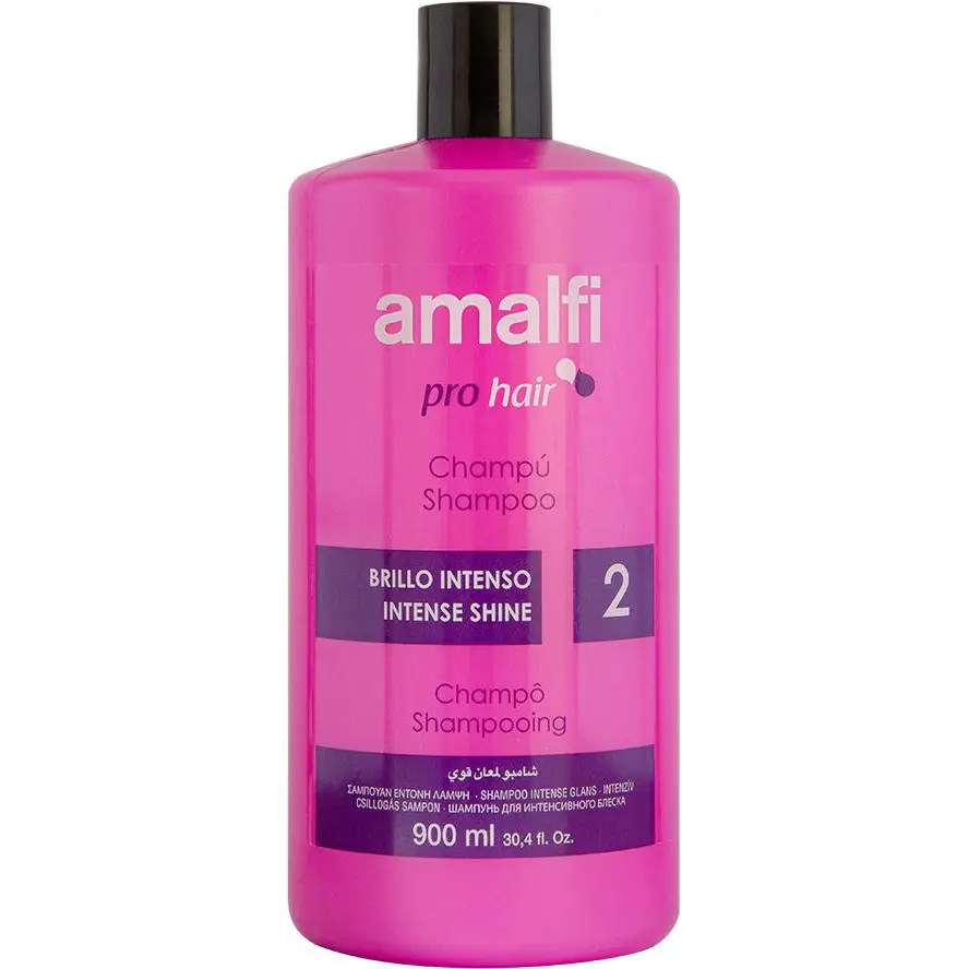 Профeсійний шампунь для інтенсивного блиску Amalfi Brillo Intense Shine Амалфі Інтенсивний Блиск 900мл
