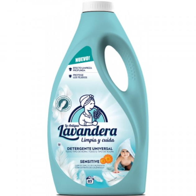 Гель для прання дитячої білизни La Antigua Lavandera sensitive 2490л