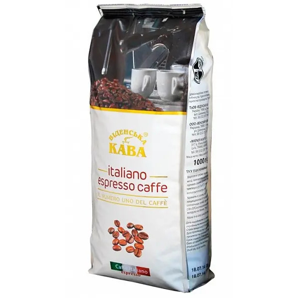 Кава в зернах Віденська кава espresso italiano caffe 1кг