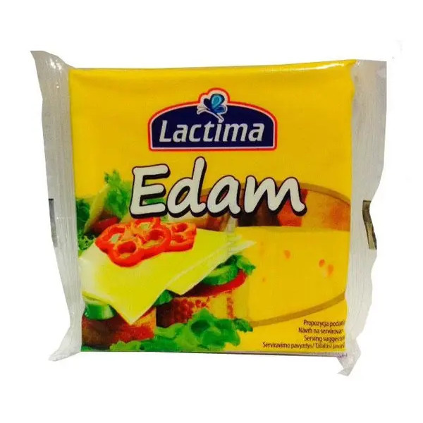 Сир тостовий Lactima Edam (Лактима) 130 г.