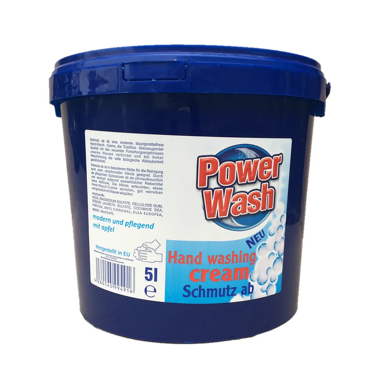 Паста для миття рук Power Wash hand washing cream 5л