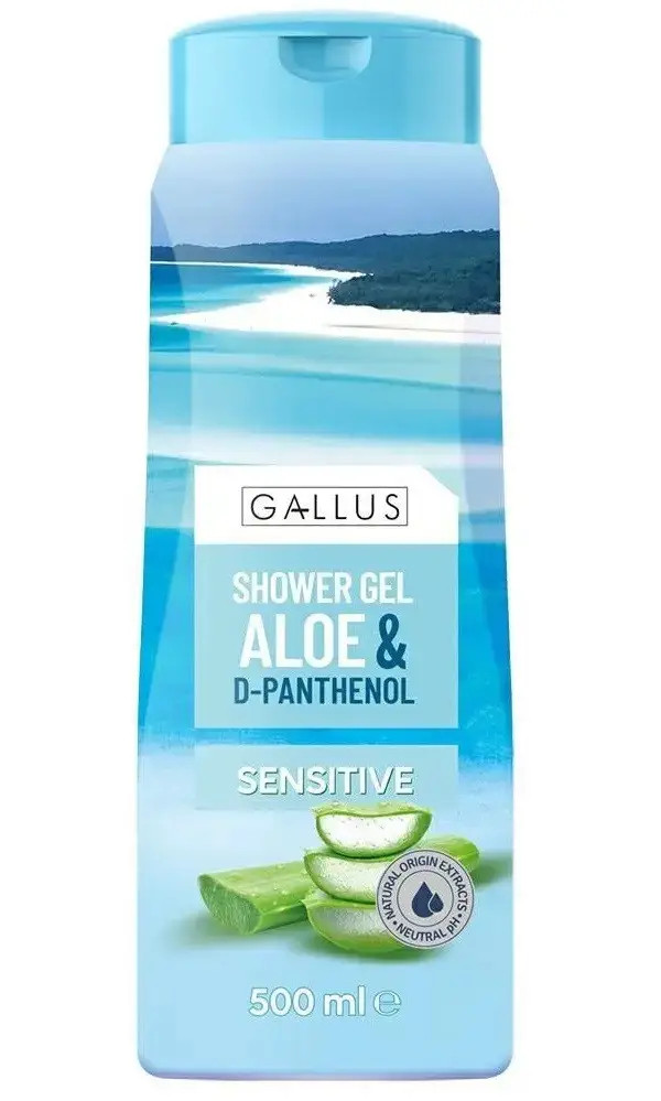 Гель для душу Gallus SENSITIVE Aloe D-pantenol 500 мл