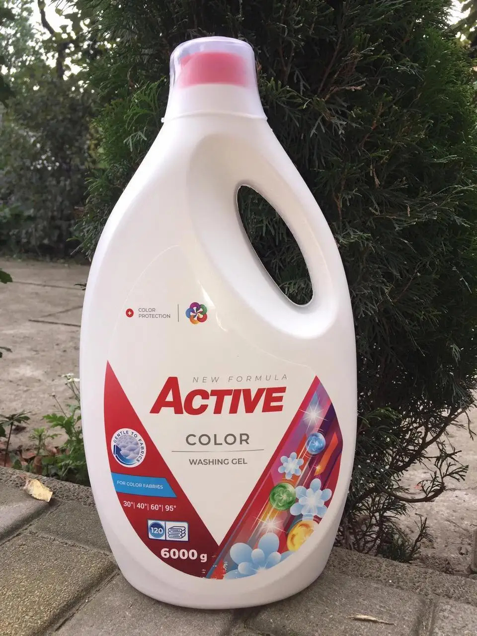 Гель для прання кольорових речей Active Color 6000 мл.