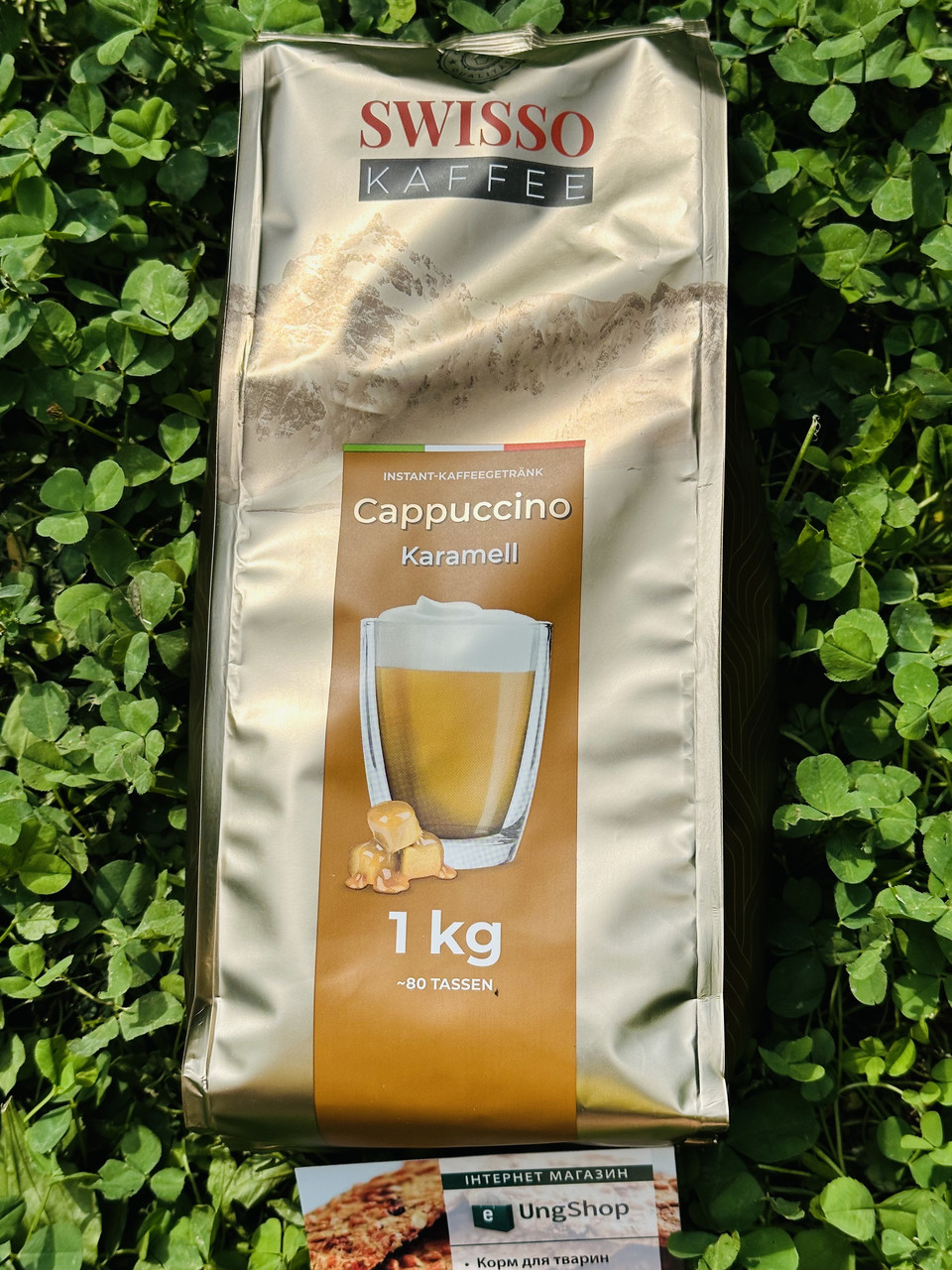 Капучіно Swisso з смаком карамелі 1кг