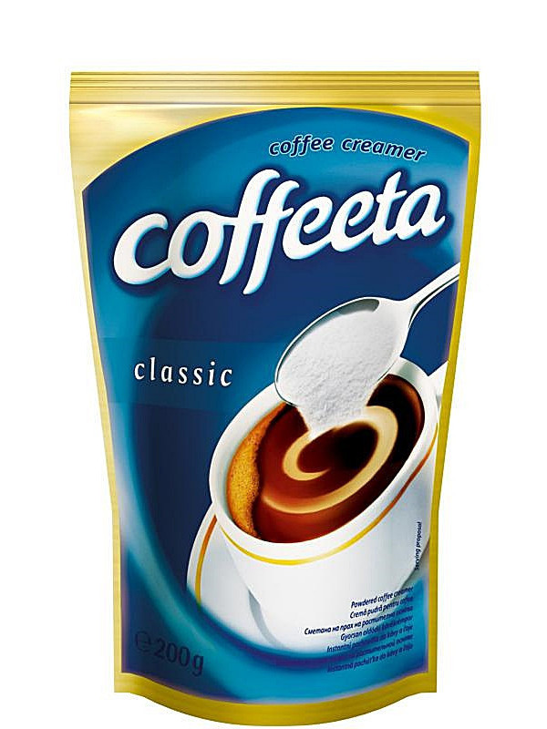 Сухі вершки до кави Coffeeta Coffee Creamer Classic Кофета для кремової Кави Класичні 200г