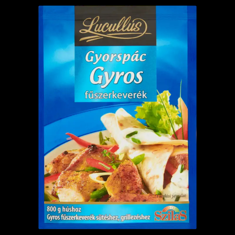 Приправа Гірос та Лаваш Lucullus Gyorspác Gyros Лукулус спеції для маринування 30г