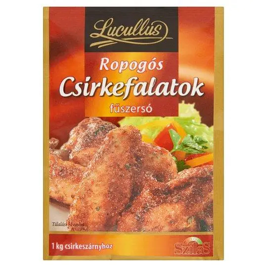 Приправа до хрусткої курочки Lucullus Ropogos csirkefalatok fuszerso Лукулуш спеції для маринування 40г