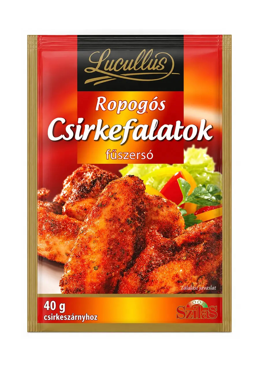 Приправа до хрусткої Курочки Lucullus Ropogós csirkefalatok fűszersó Лукулус для маринування птиці 40г