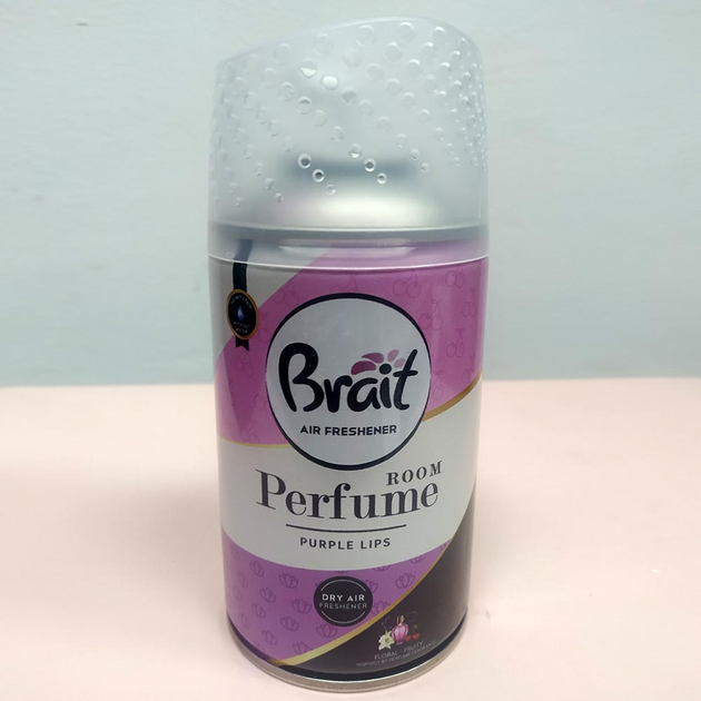 Змінний балон до автоматичного освіжувача Brait Perfume Purple Lips 250мл