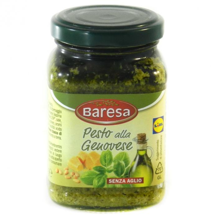 Соус паста Baresa Pesto alla Genoveze Pecorino Бареса Геновезе з сиром Зелена 190мл
