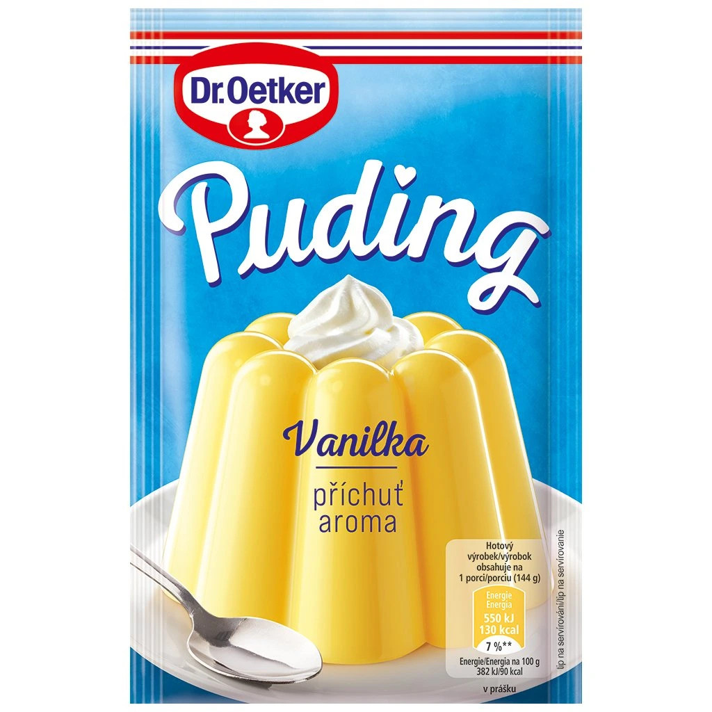 Пудинг порошок Dr Oetker Vanilka krem ванільний крем 38г
