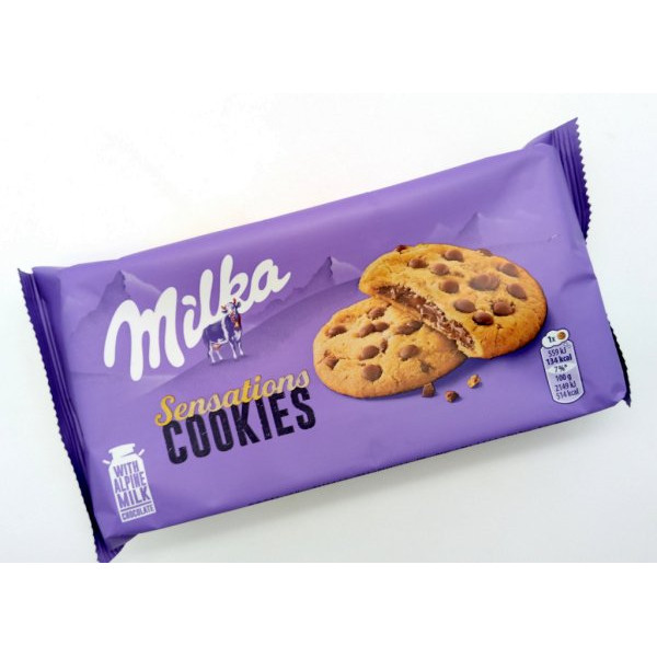 Печиво вівсяне Milka Sensations Cookies з шоколадним кремом 6шт 156г