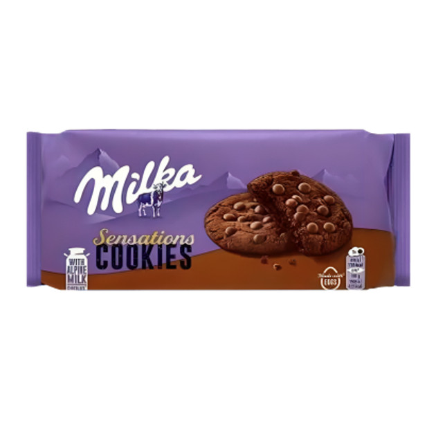 Печиво вівсяне Milka Sensations Cookies Choco шоколадне 6шт 156г