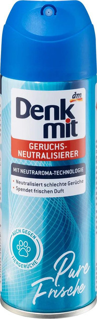Нейтралізатор запахів Спрей універсальний Denkmit Geruchs Neutralisierer Pure Frische парфумований 200мл