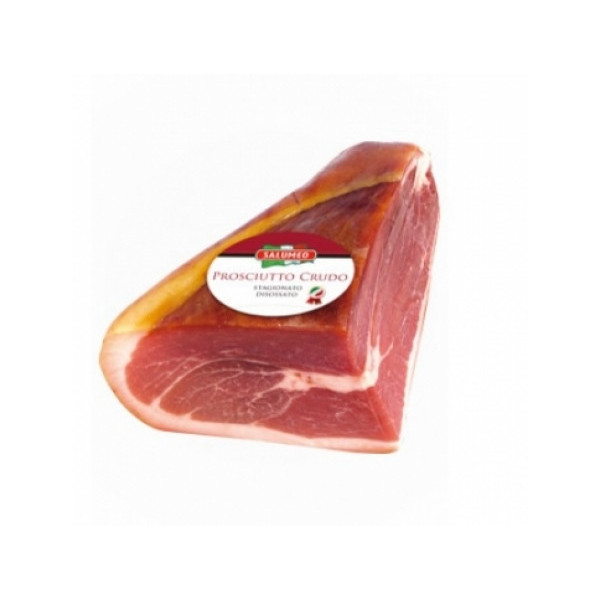Мясо Прошутто сировялене Salumeo Prosciutto Crudo Stagionato Disossato Салумео Крудо свинина шматок без кісток 1000г
