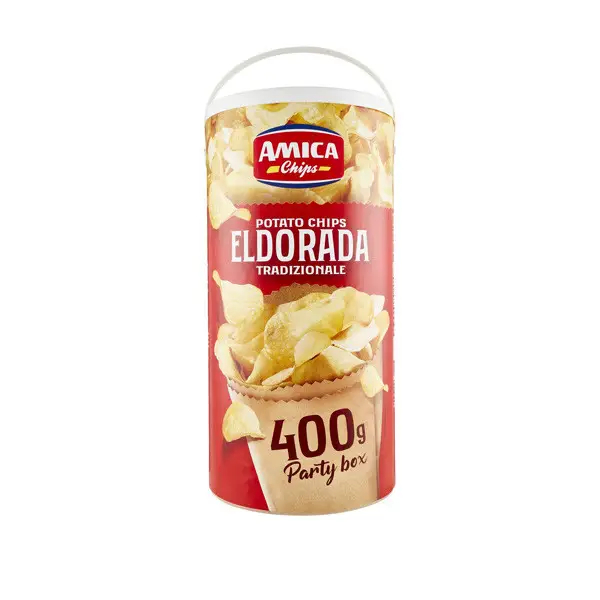 Чіпси картопляні Мега Бокс Amica Eldorada Potato Chips Tradizionale Party Box Паті бокс 400г