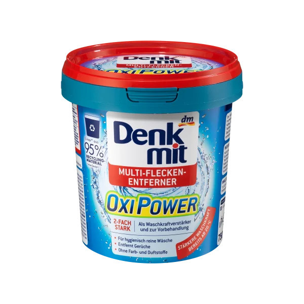 Плямовивідник для кольорових речей Denk Mit Oxi Power Multi Flecken Entferner 750г