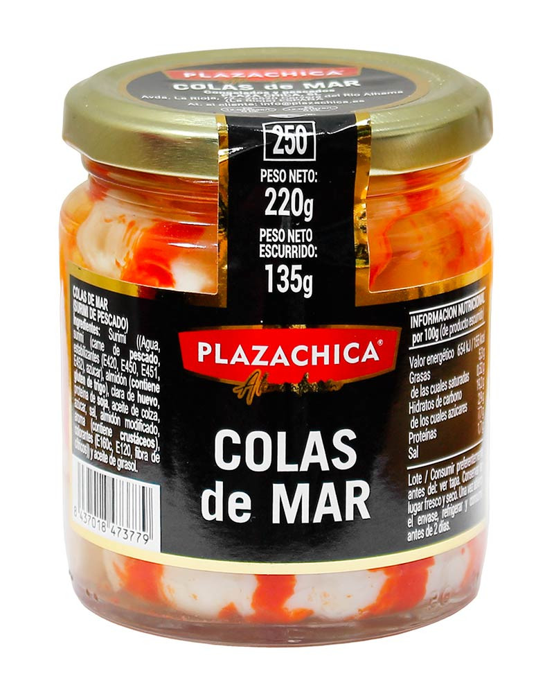 Креветки хвости із сурімі Plazachica Colas de Mar в олії 135г