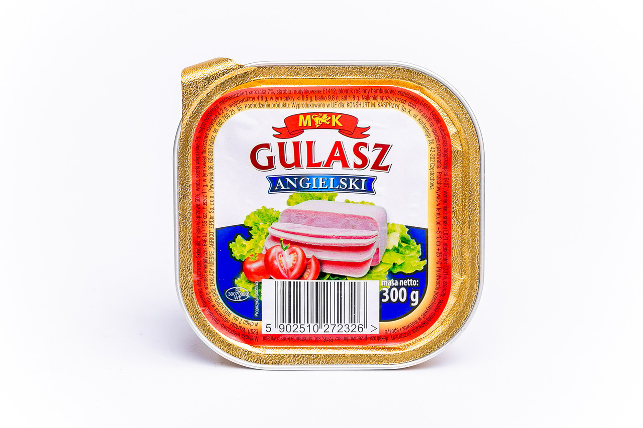 Паштет гуляш M&K Gulasz Angielski 300г