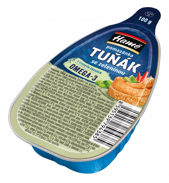 Паштет тунець Hame Tunak se zeleninou Pomazanka Omega-3 з овочами 100г