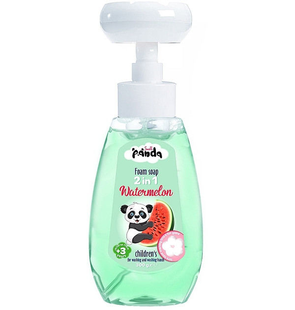 Пінка мило Дитяча Гіпоалергенний для Миття та рук з Дозатором Small Panda 2in1 Watermelon Кавун від 3 років 300г