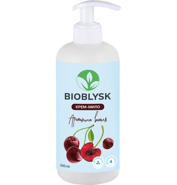 Рідке мило з Дозатором Bioblysk Ароматна вишня 500мл