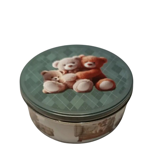 Печиво Cвяткове Jacobsens Bakery Сute Teddies Love Family Childrens Милі Ведмедики з шоколадною крихтою Бокс 150г