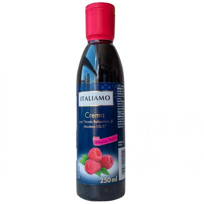 Крем соус з Бальзамічним оцтом Italiamo Crema con Aceto Balsamico di Modena e Lampone Італьямо Малина 250мл