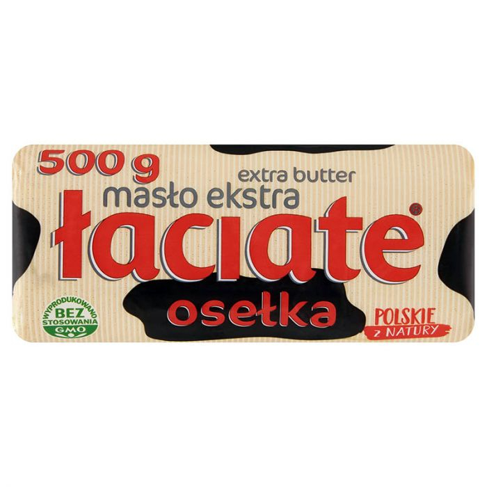 Масло вершкове Laciate Maslo Extra Oselka extra butter Ласіате Екстра 83 відсоткове коровяче 500г